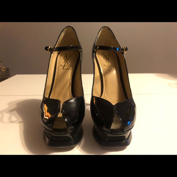 Ysl Tribute 37 - Gem YSL Tribute Mary Jane Sz 37 Damaged**